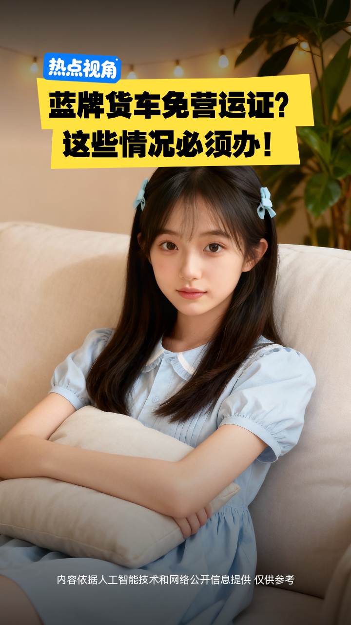 蓝牌货车免营运证？这些情况必须办！
