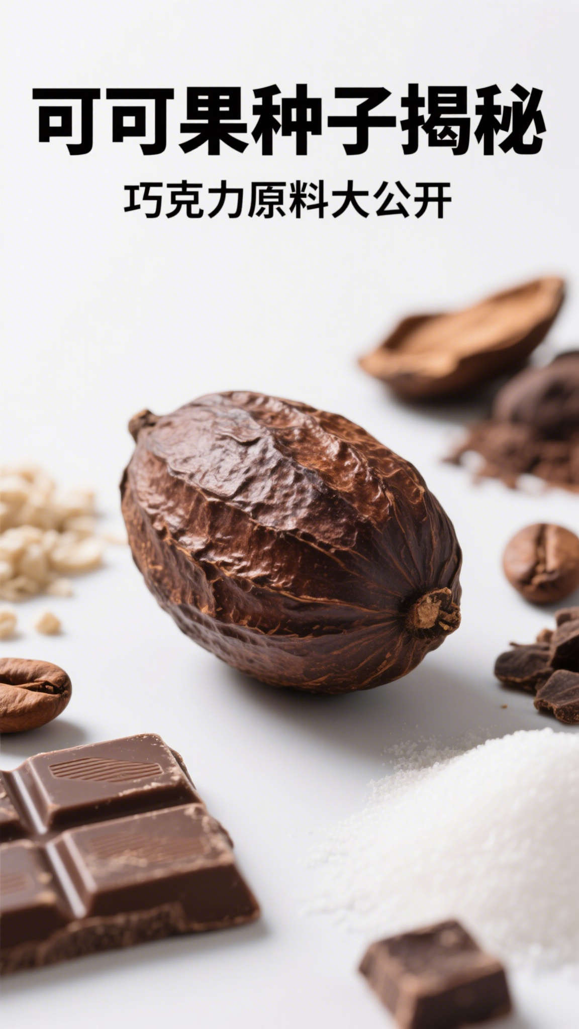 可可果种子揭秘,巧克力原料大公开