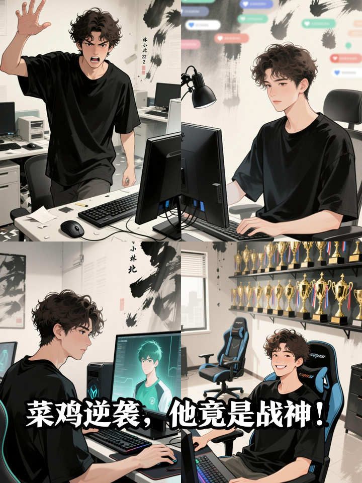 全网嘲笑的菜鸡玩家,竟是隐藏电竞战神!