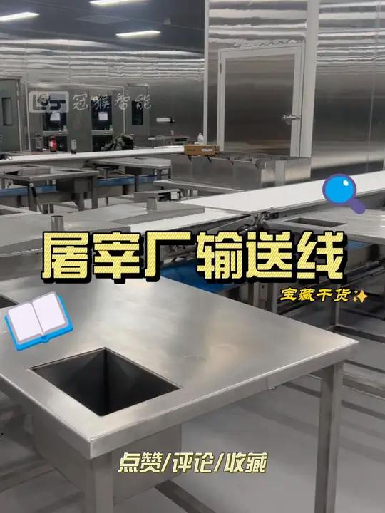 屠宰厂输送线设计有多人性化?屠宰场输送线 食品机械设备非标自动化干货分享流水线预制菜流水线
