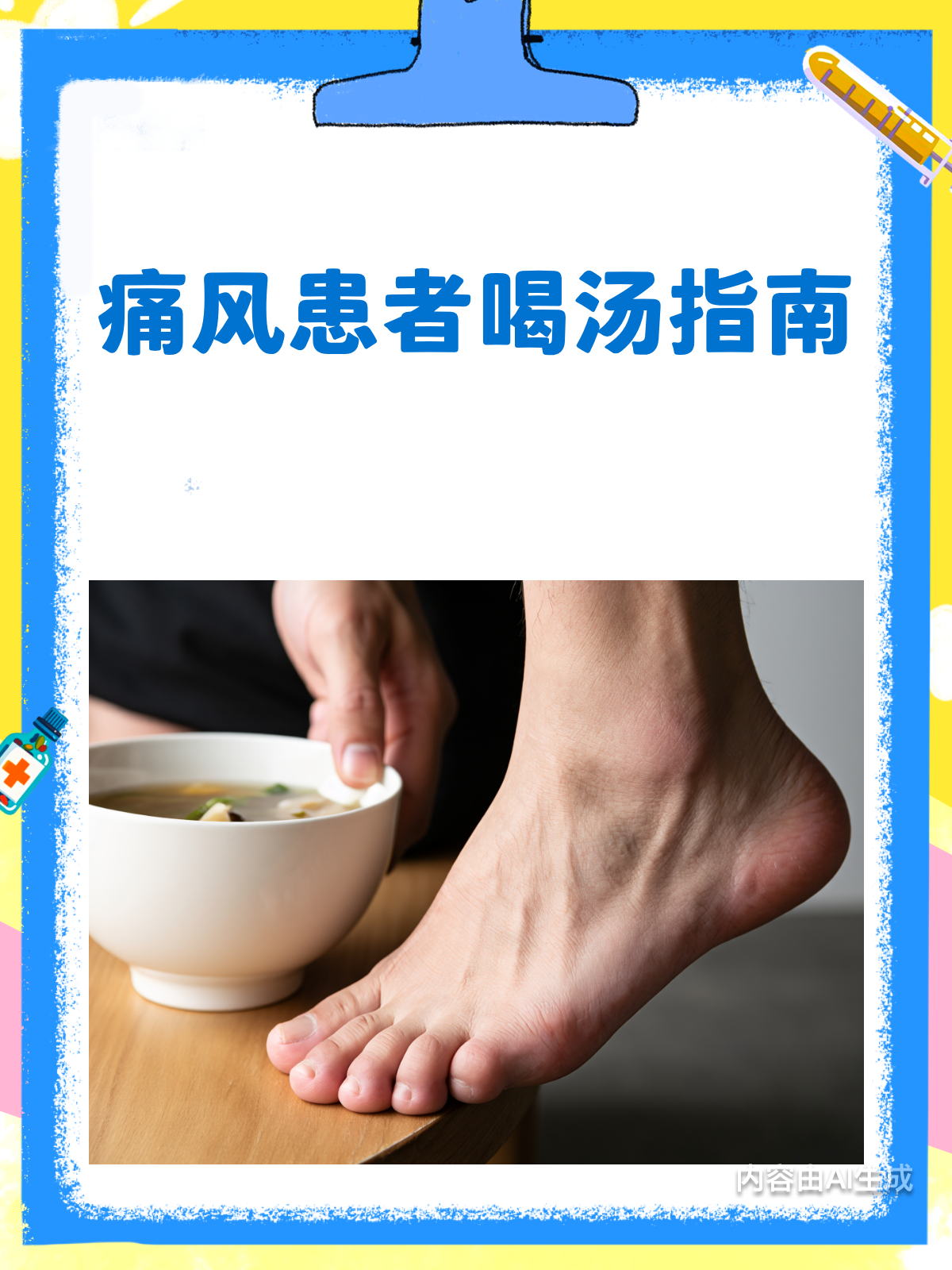 痛风必看!肉汤嘌呤高,蔬菜汤才是控酸王