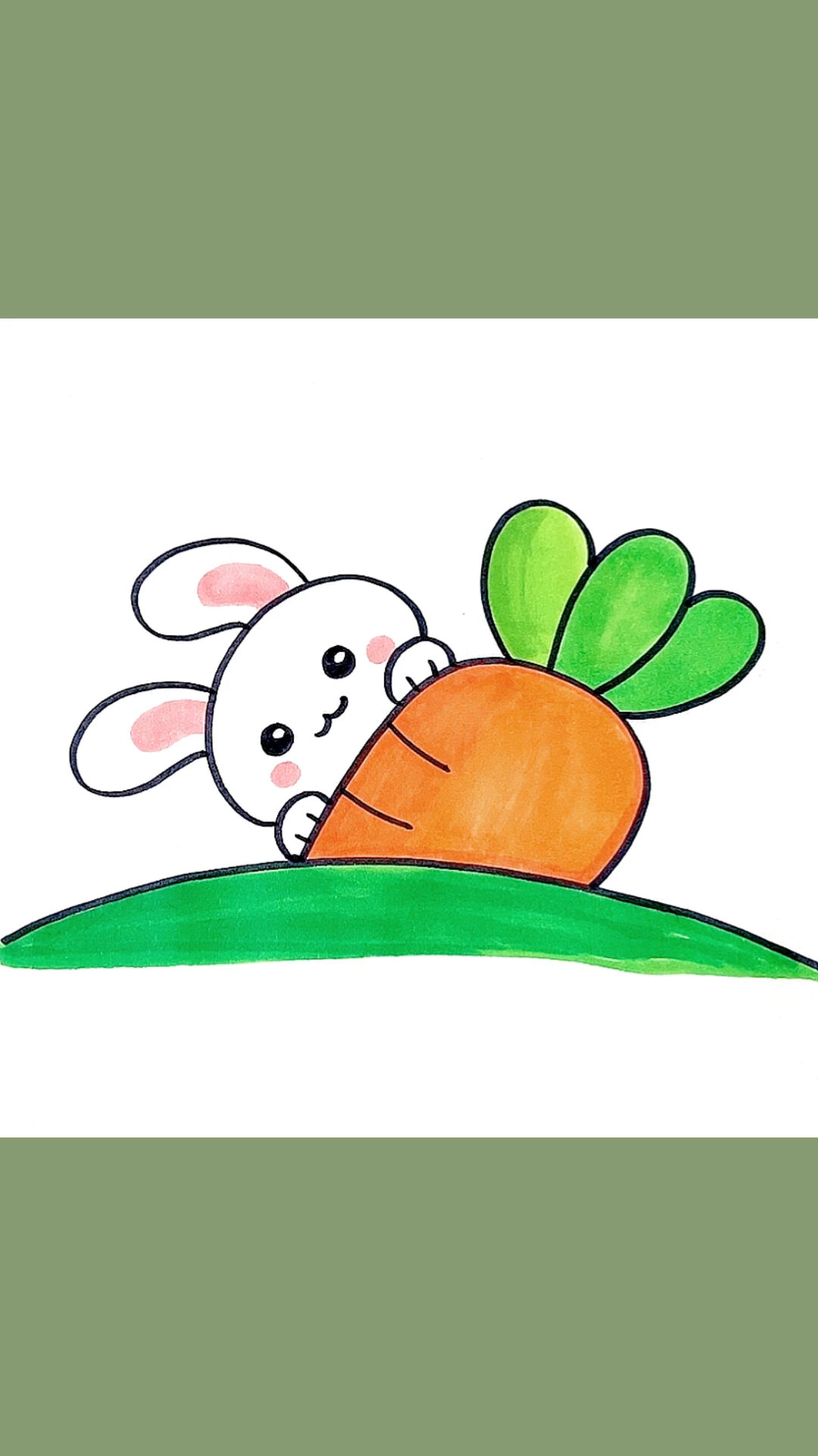 小兔子简笔画