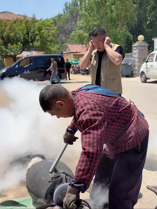 老式爆米花 儿时的回忆