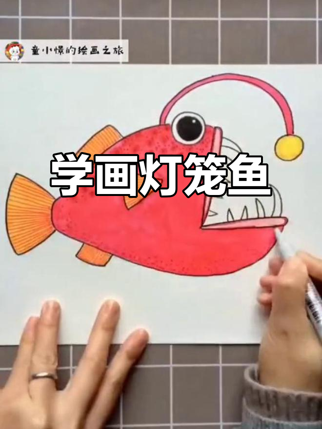 灯笼鱼画法大揭秘,轻松学会!