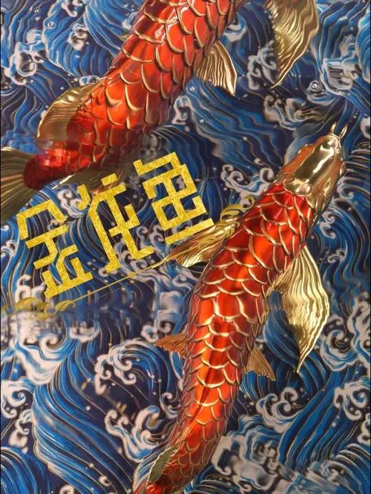 一眼心动的金龙鱼摆件!60 余道工序匠造,不换水更省心 金龙鱼铜器办公室装饰品非遗工艺-梓