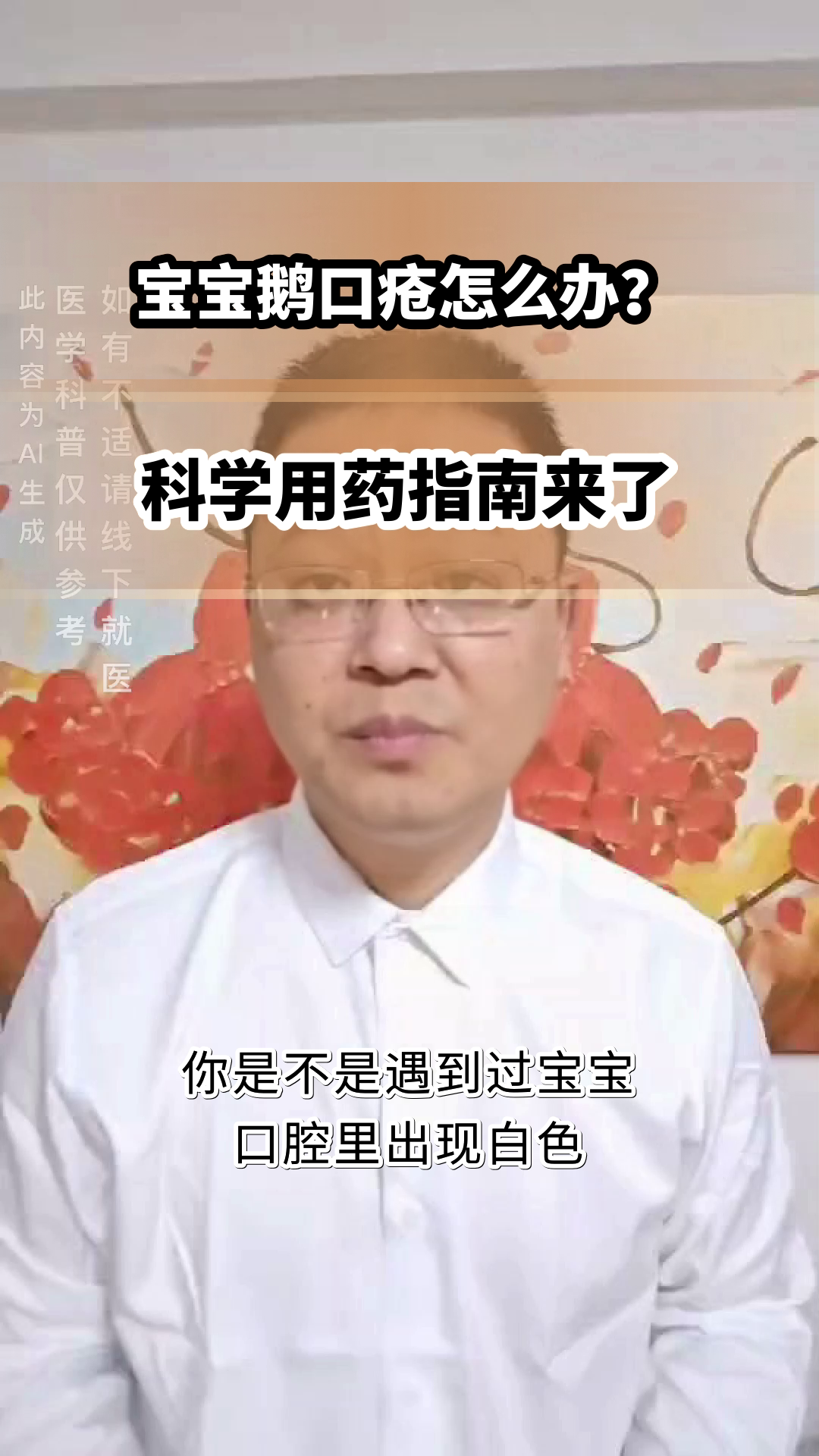 宝宝鹅口疮用药全指南