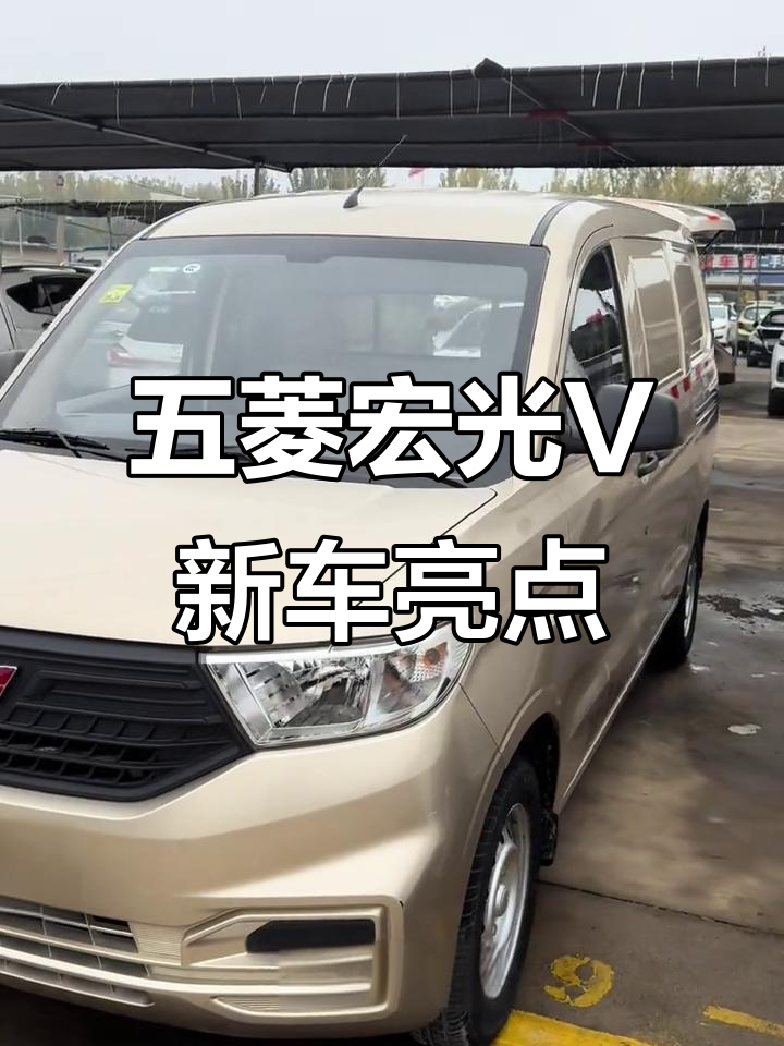 2024年五菱宏光V新款两座封闭式面包车，配置齐全