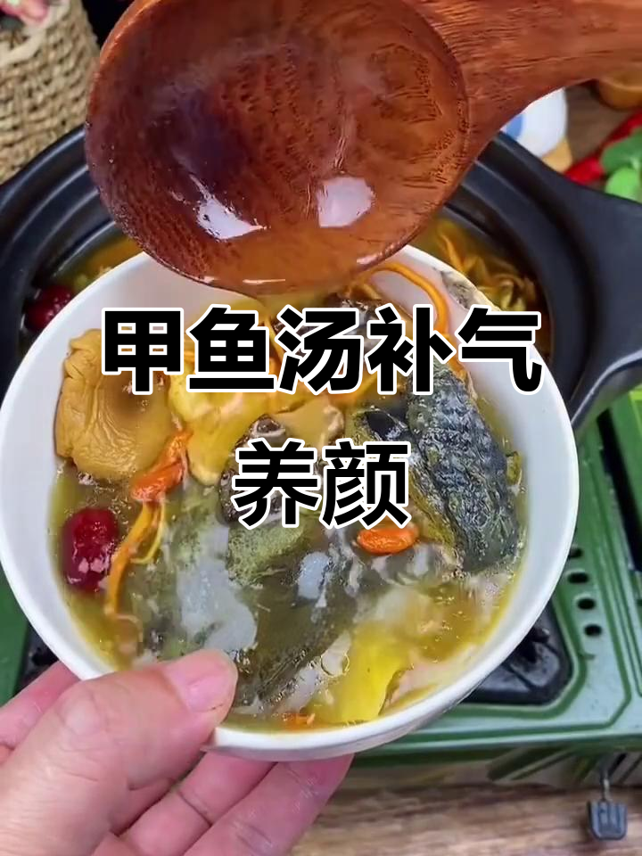 甲鱼乌鸡汤,滋补美容,喝完连面膜都省了