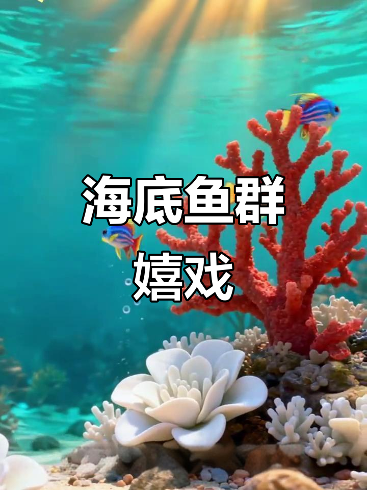 西沙海底的鱼儿大狂欢,五彩斑斓如梦似幻