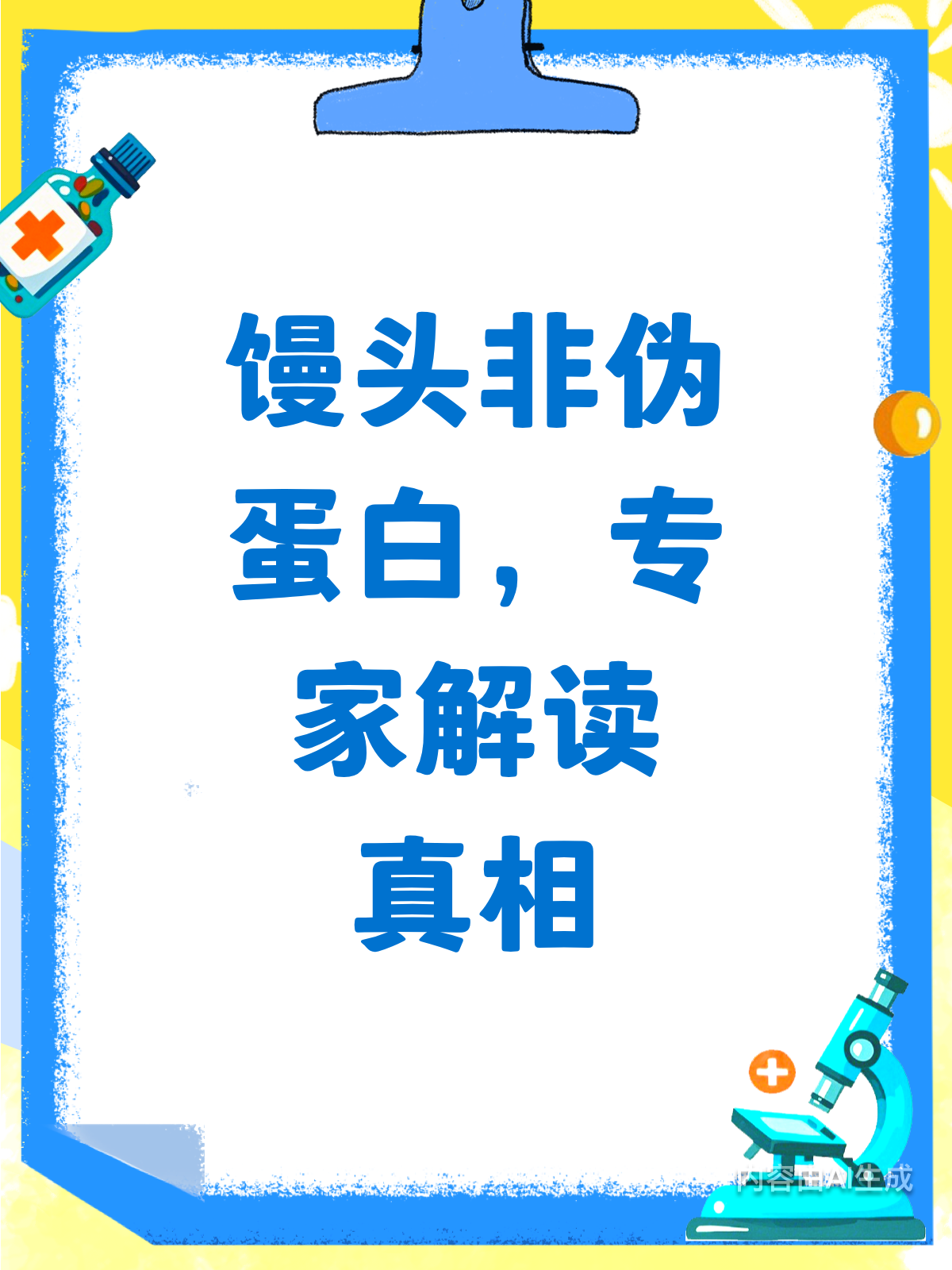 馒头是伪蛋白?专家来揭秘啦!