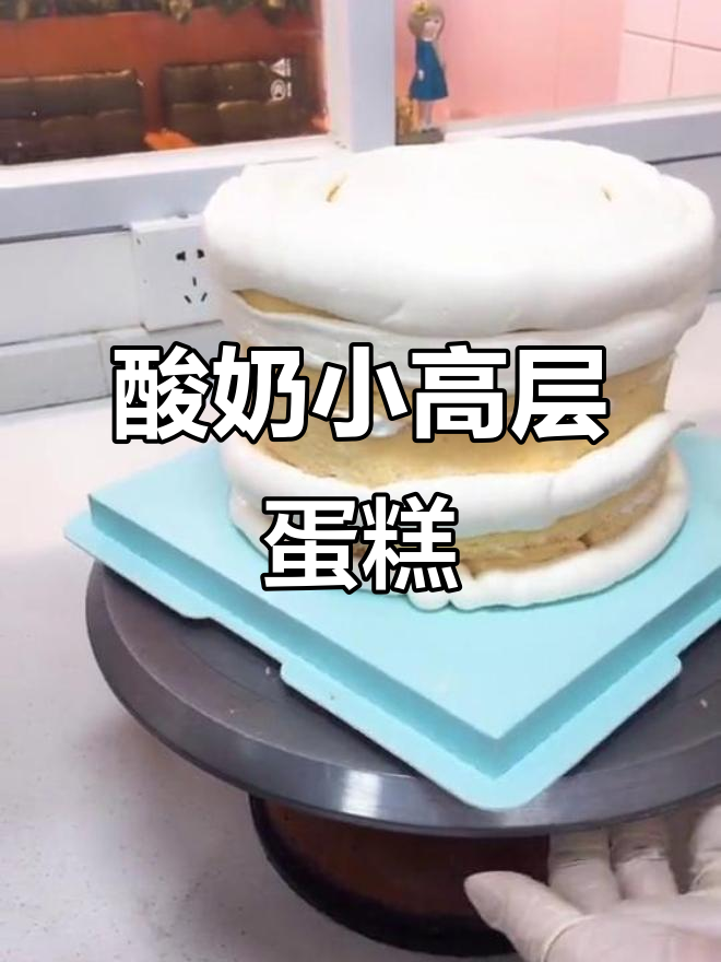 小高层蛋糕,酸奶提子夹心与动物奶油的完美结合