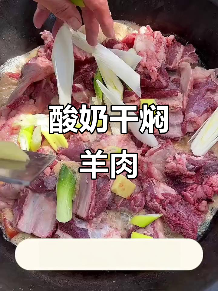 内蒙古干焖羊肉,酸奶与啤酒的完美结合