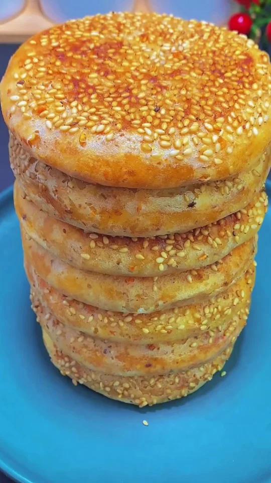 芝麻烧饼，越嚼越香