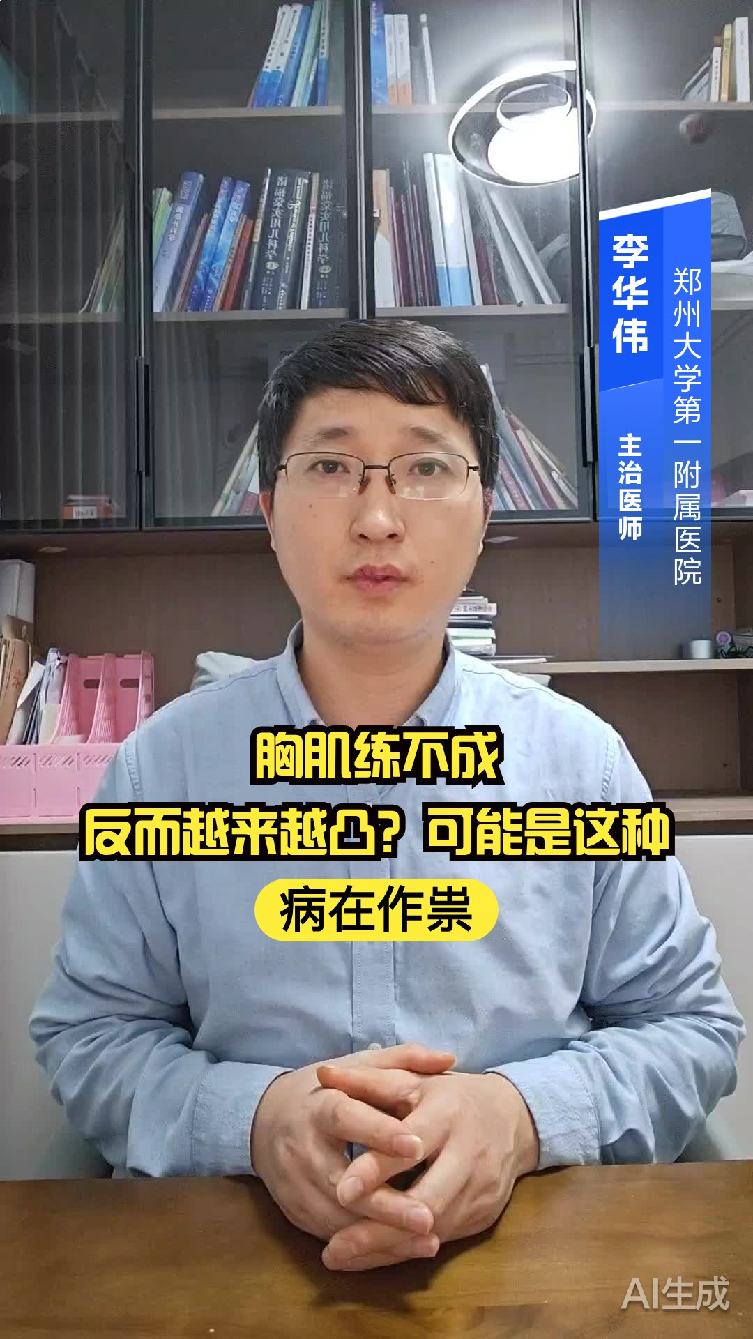 胸肌练不成，反而越来越凸？可能是这种病在作祟