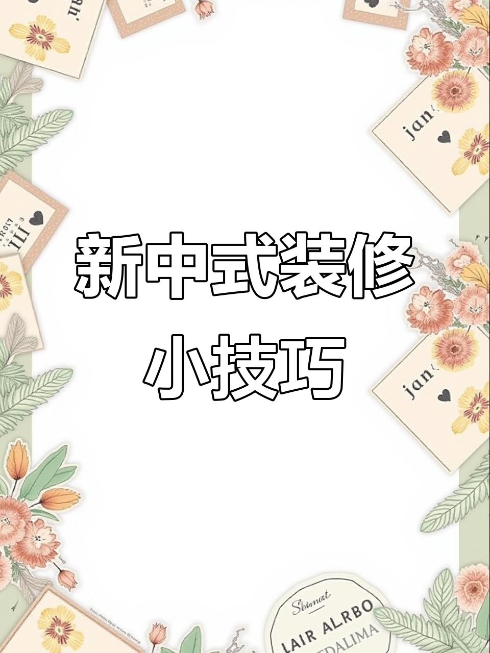 普通家庭如何打造新中式风格?屏风、装饰画全搞定