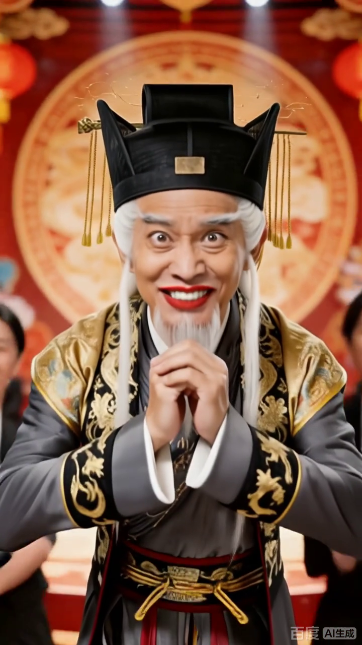 古装大叔笑出表情包