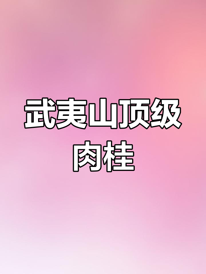 马头岩肉桂,香气浓郁持久,回甘无穷,高档礼盒装