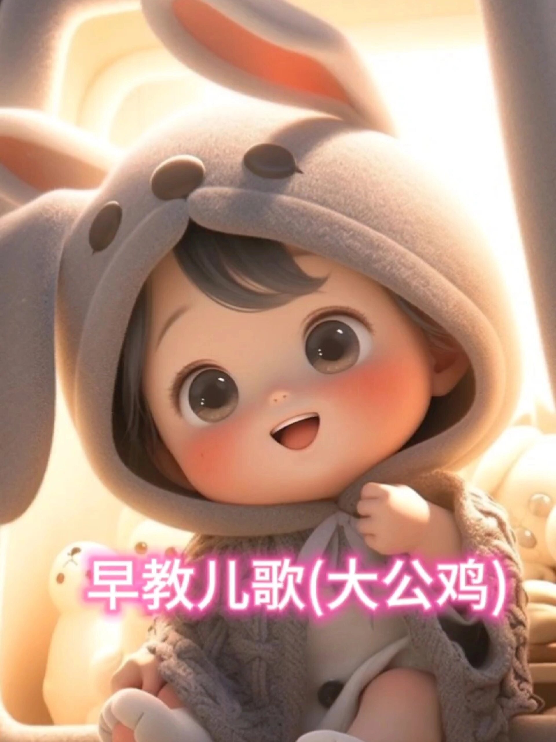 早教儿歌大公鸡喔喔叫