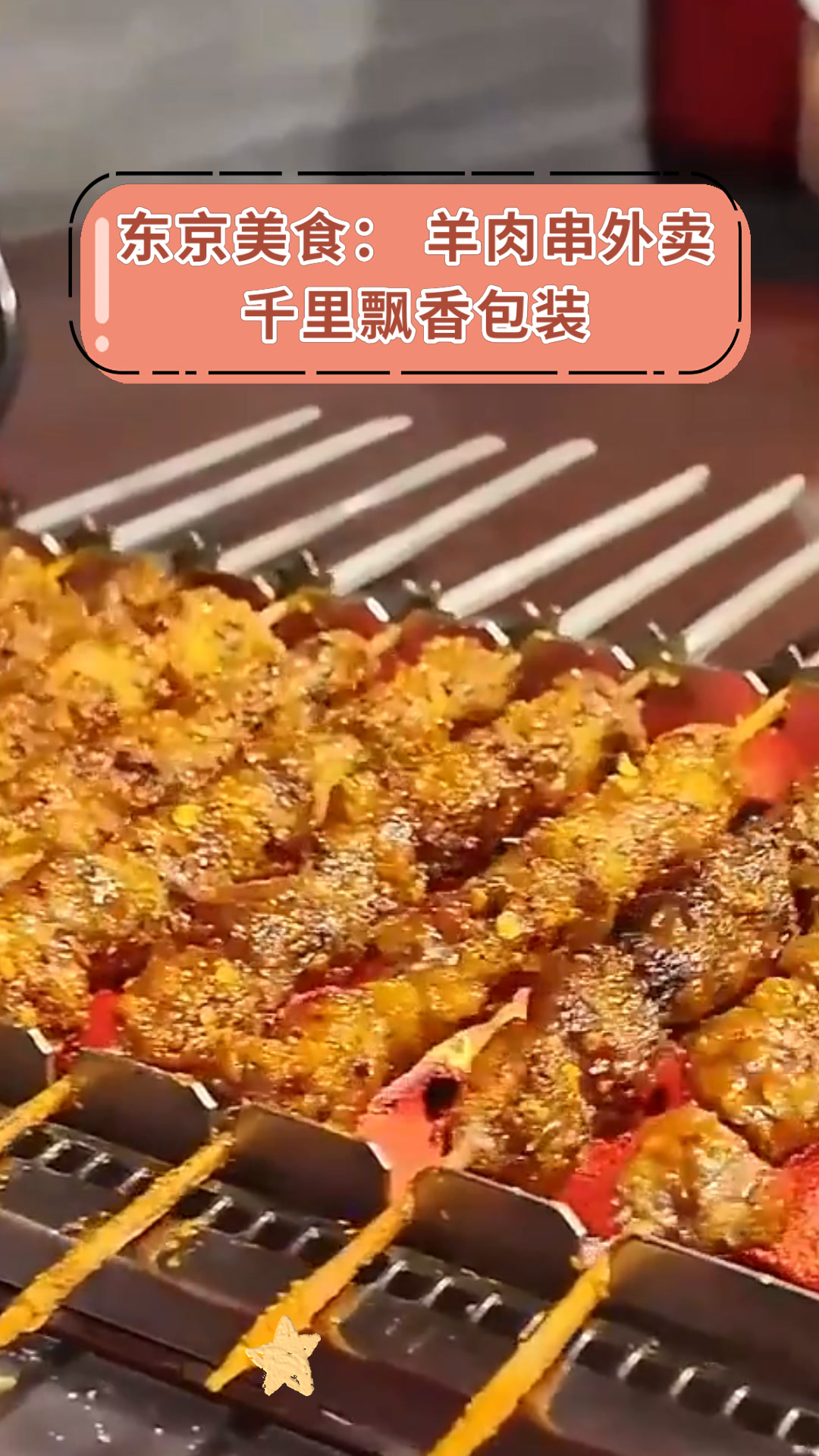 东京美食:羊肉串外卖千里飘香包装