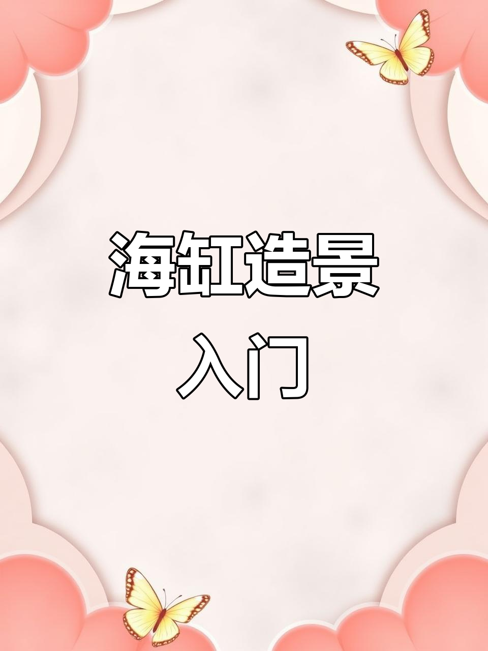 初学者如何打造海缸造景?材料与技巧全解析!
