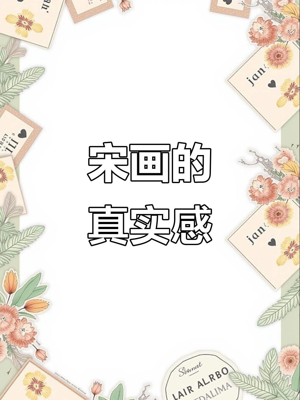 宋画细节放大10倍,西方写实主义被打脸!