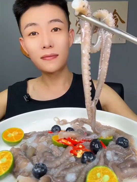 弹牙八爪鱼刺身，口感绝了！
