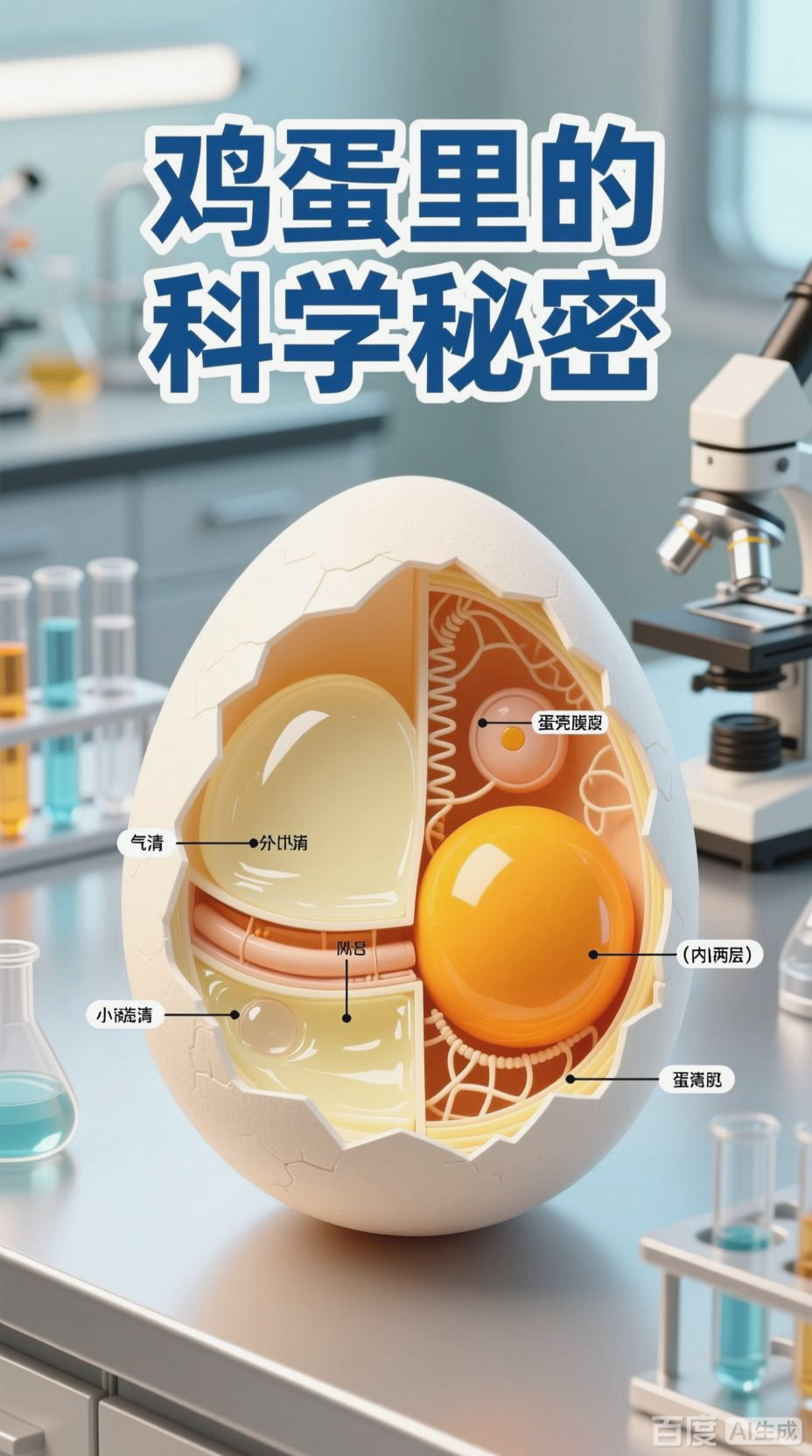 探秘鸡蛋的奇妙结构
