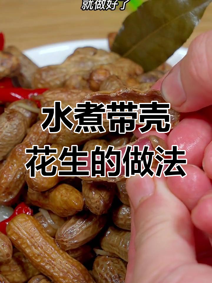 轻松做出烧烤店必点水煮带壳花生