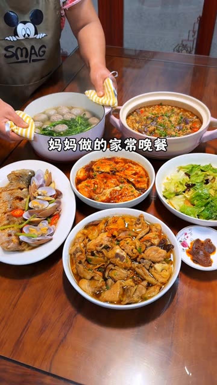 妈妈做的潮汕家常晚餐,吃到撑扶墙!