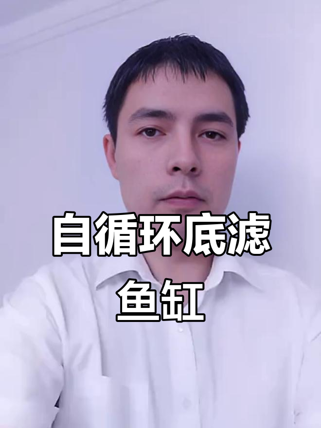 桌面底滤鱼缸，自循环过滤与水草造景完美结合