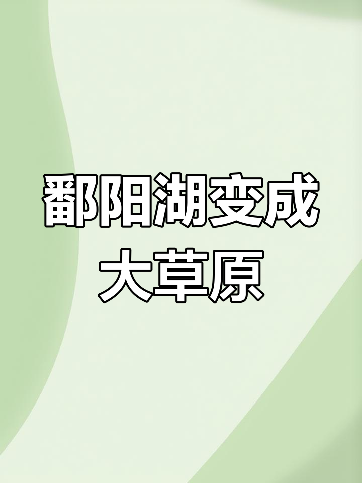 鄱阳湖干涸变草原，鱼群惨死成“小鱼干”