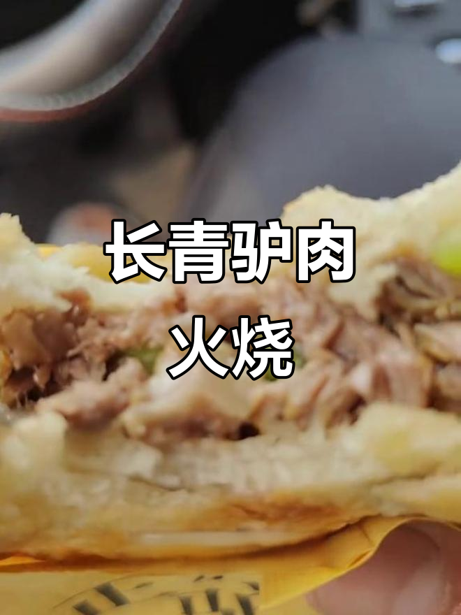 驴肉火烧与板肠的完美搭配,长青早市的美味体验