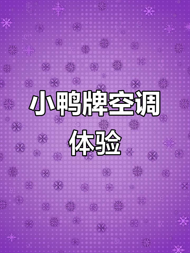 第一次见小鸭牌空调，五级能效降温神器