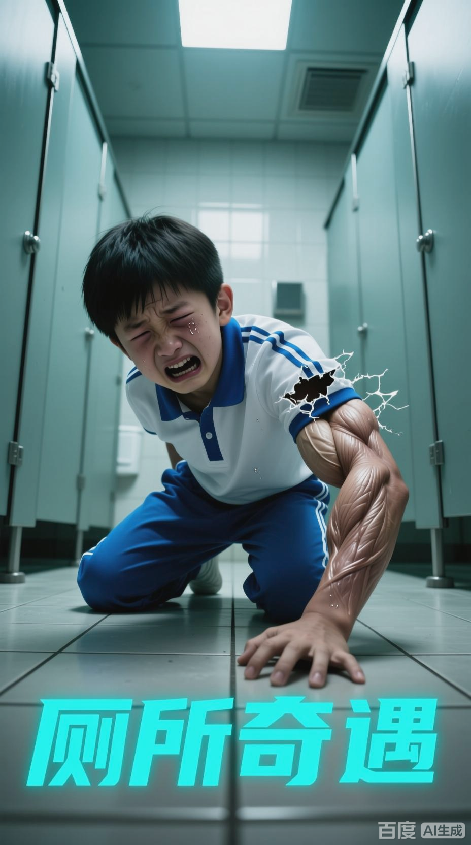 校园奇遇：肌肉膨胀的奇幻时刻
