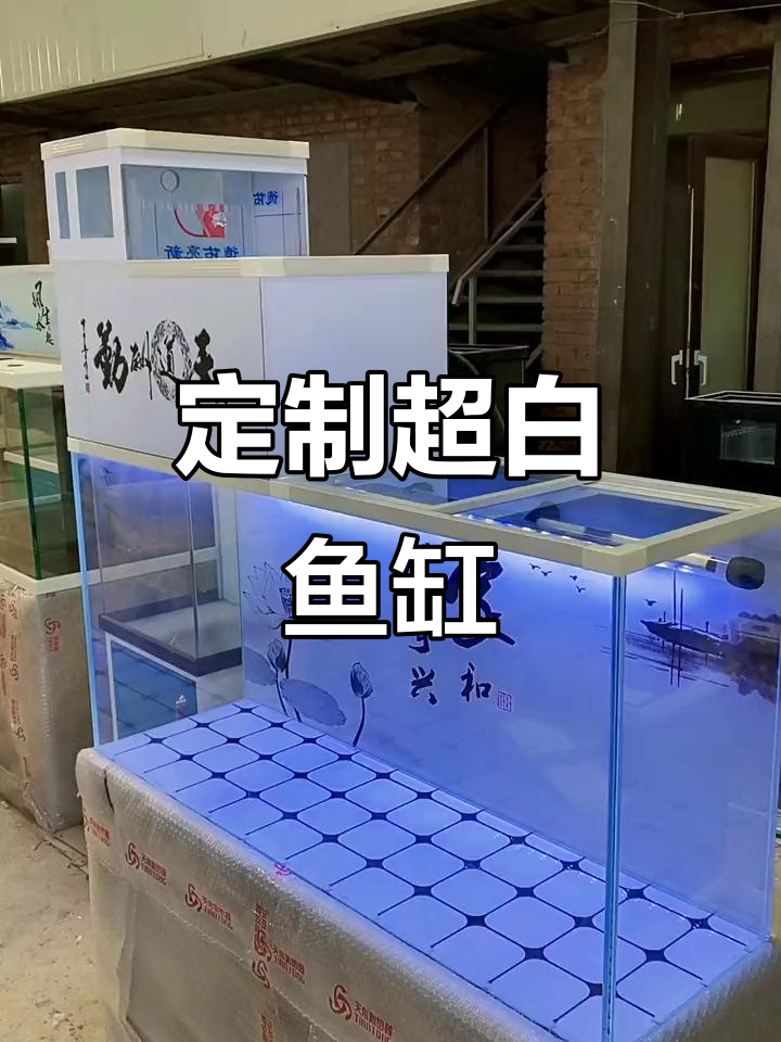 超白鱼缸定制设计,上滤槽完美搭配