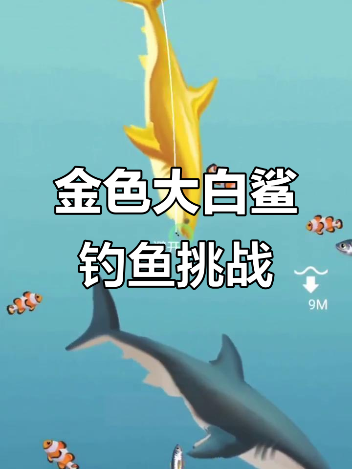钓大白鲨挑战，金色大鲨鱼能成功吗？
