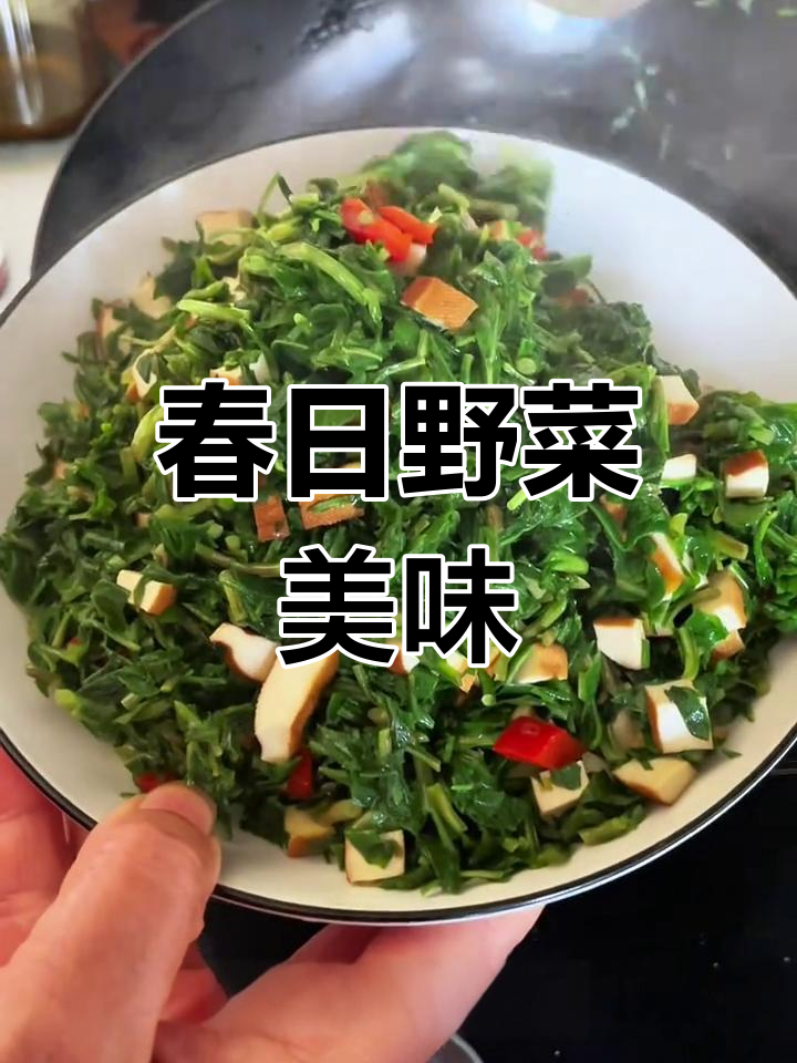 春季尝鲜,马兰头炒香干,香气扑鼻,回味无穷!