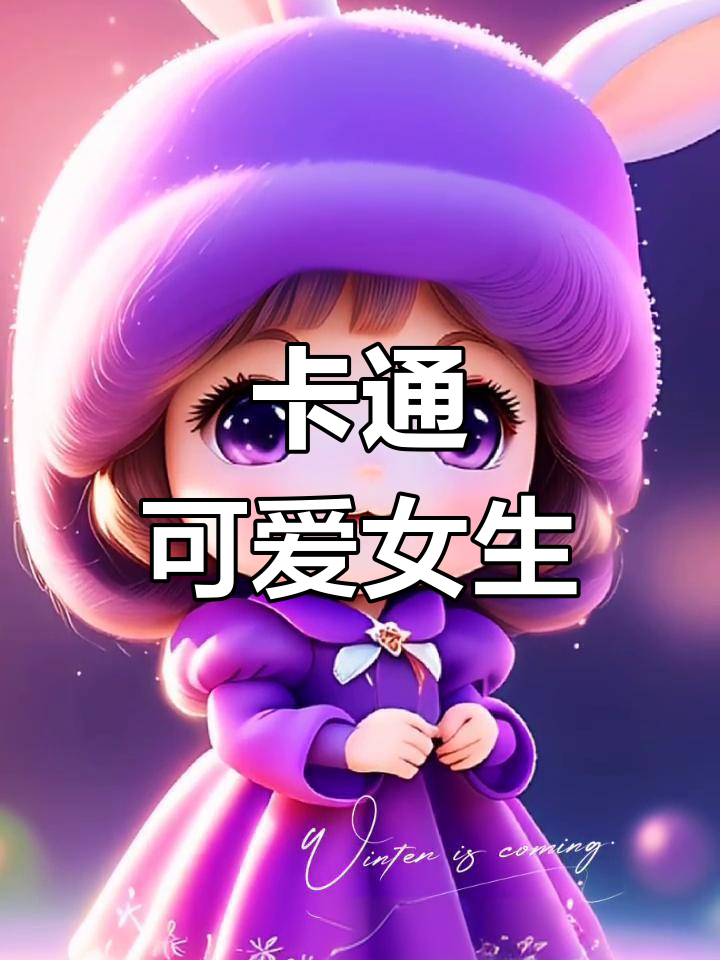 呆萌漫画女孩头像