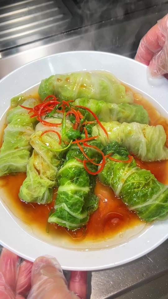 黑松露白菜酿肉,简单好吃的年夜菜做法