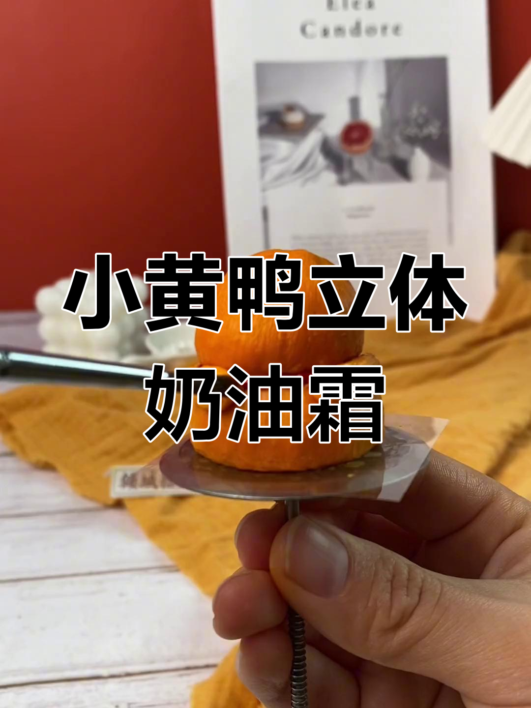 立体奶油霜小动物蛋糕,简单又可爱!