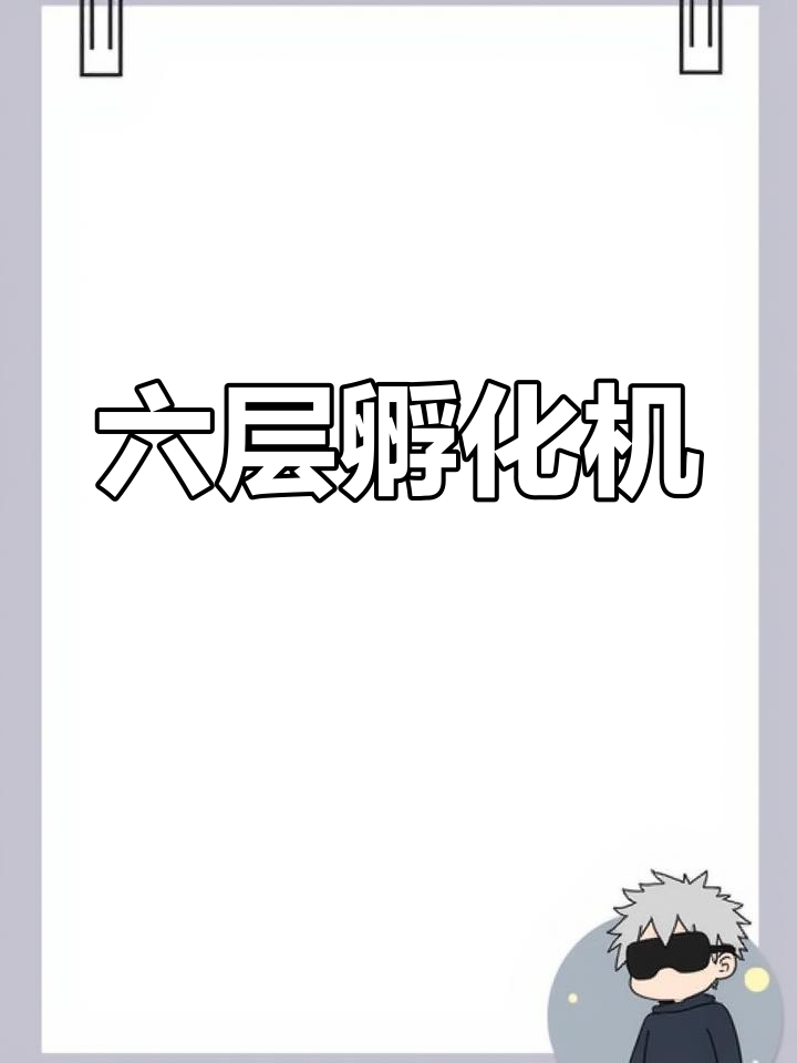 定制六层孵化机,528个鸡蛋全自动孵出
