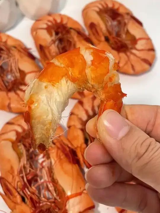 「粉丝福利」蝶岛海歌经典斑节虾干九节虾干零添加办公室零食大虾