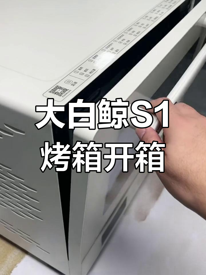 长帝大白鲸S1烤箱开箱:智能菜单、隐藏水箱,欧包轻松烤