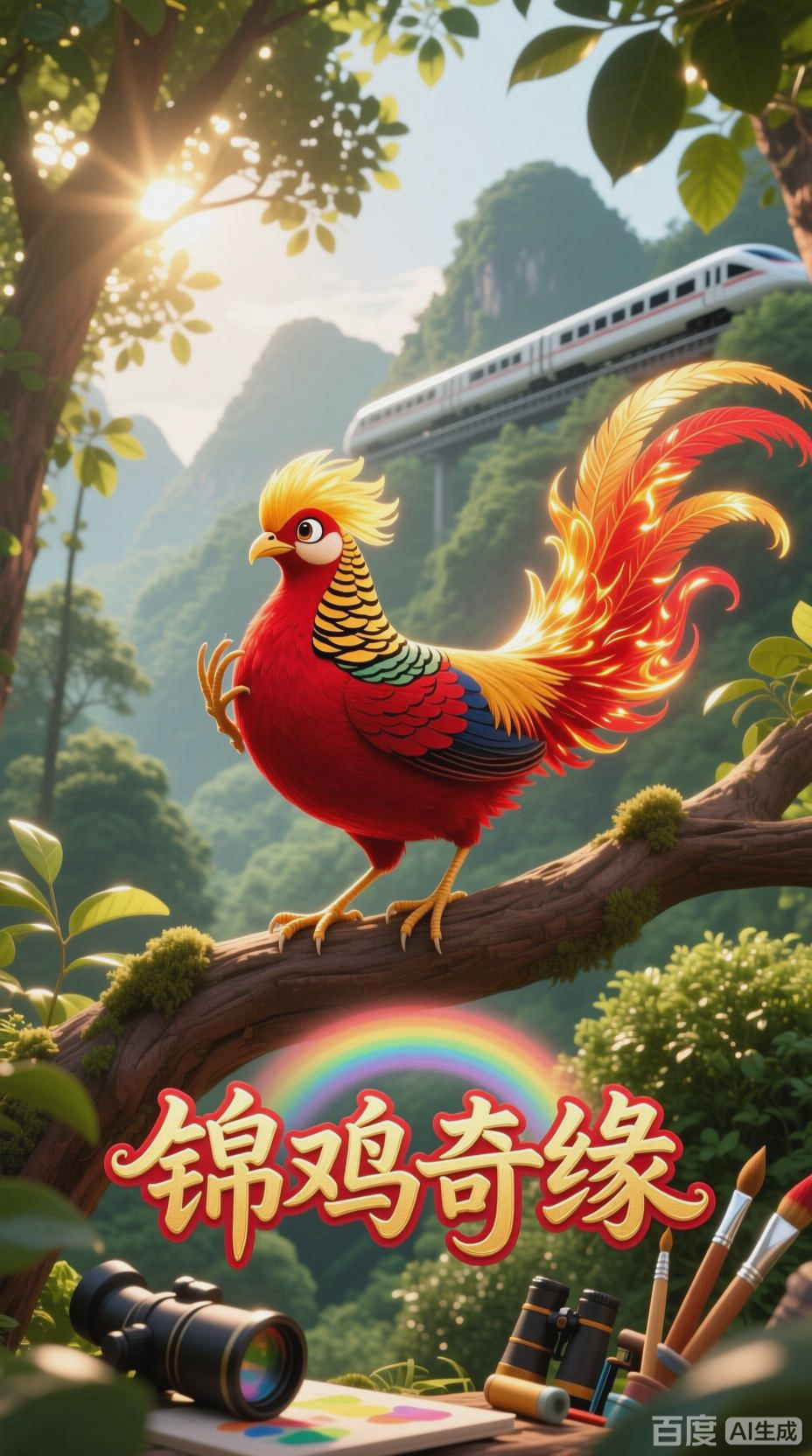 锦鸡五彩,共赏广西华章