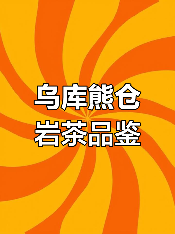 乌库熊仓岩茶品鉴:水仙、大红袍与肉桂的香气之旅
