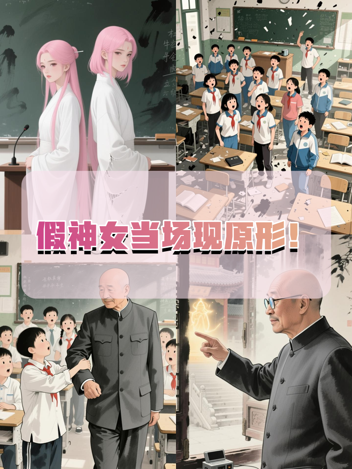 全班公认的神女竟是我，冒牌货当场被猫神揭穿！