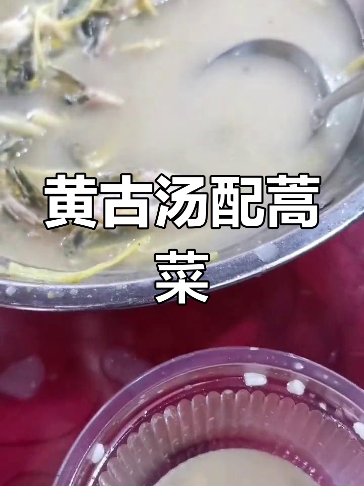 洪湖蒿菜黄骨汤,香气扑鼻让人无法抗拒