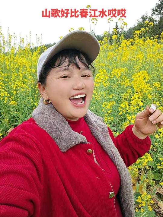家乡的油菜花，漫山遍野惹人醉