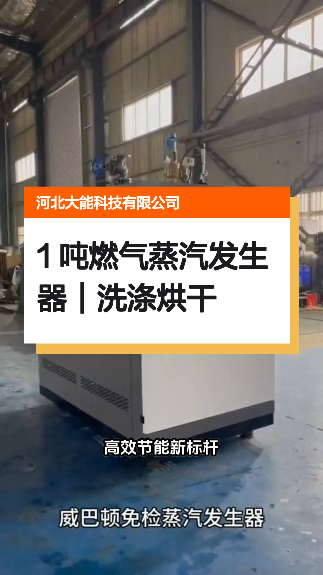 1 吨燃气蒸汽发生器洗涤烘干