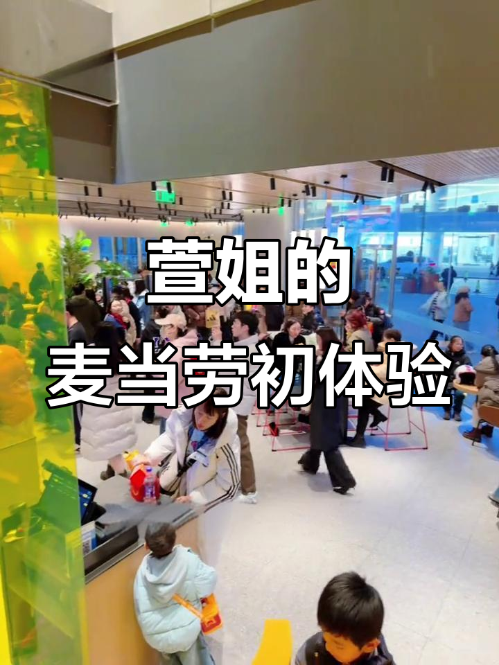 银川新开麦当劳,萱姐首次体验!儿童乐园和炸鸡块超欢乐